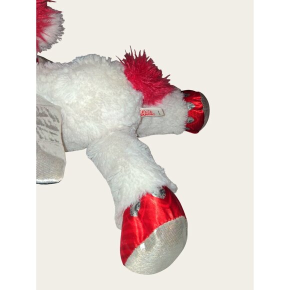 White & Red Unicorn Plush Toy By Love & Magic - Picture 4 of 9